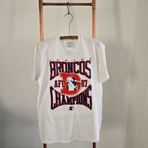 Denver Broncos - AFC 87' CHAMPIONS - T-shirt - *Ultra Rare 80's Original* NWOT